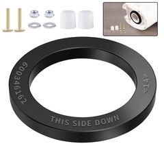 RV Toilet Seal Compatible with Camper Dometics 300 310 320 Series Black