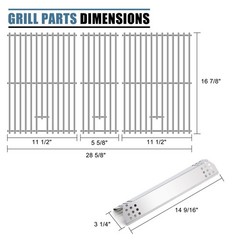 Replacement Parts for Nexgrill 720-0882A Evolution Infrared Plus 5-Burner Gri…