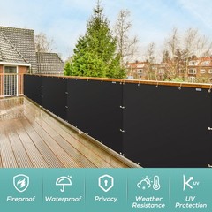FIREWESS Heat Shield Behind Grill 3’x6′ Heat Shield Mat for Deck Fence, Raili…