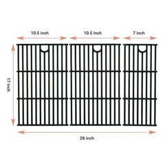 463448021 Cast Iron Cooking Grates for Charbroil Performance 5 Burner Grill