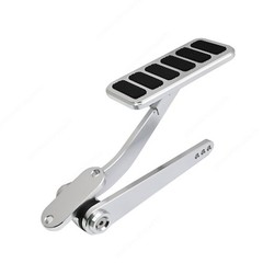 Universal Polished Aluminum Accelerator Pedal With Cable Kit NEW
