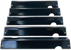 Porcelain Steel Heat Plates fits Weber Gas Grill Models, Set of 5, 90235