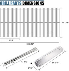 Nexgrill 720 0898 6 Burner Replacement Parts Set