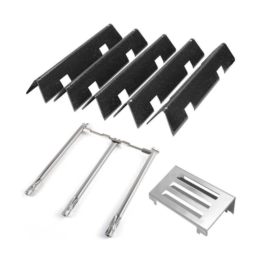 7636 Flavorizer Bars, 69787 Burner Tube & 67060 Heat Deflector Grill Replacem…