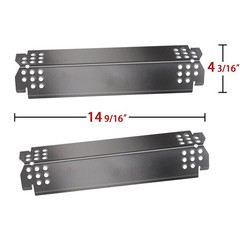 Hongso 14 9/16″ Porcelain Steel Heat Plates Replacement Parts for Nexgrill, 7…