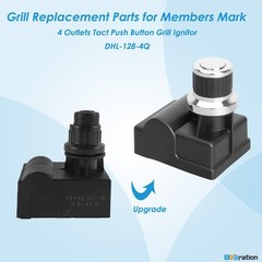 4 Outlets AA Push Button Grill Igniter Replacement Parts Wires GR2039201