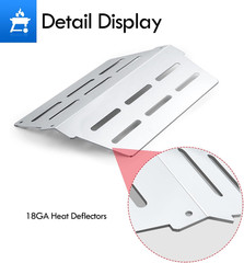 Grill Parts Flavorizer Bars Burners Heat Deflectors for Weber Genesis 300 E310