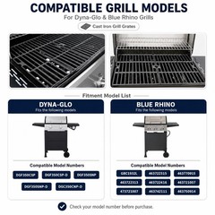 70-01-634 Grill Cooking Grates for Dyna-Glo DGF350CSP DGF350CSP-D DGH353CRP, …