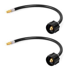 15 Inch RV Propane Hose with 1/4″ Male Inverted, Camper Propane Hose