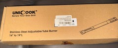 UniCook Stainless Steel Asjustable Tube Burner 14” – 19” Renew Your Gas Grill