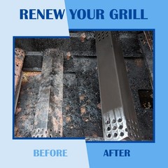 SafBbcue Heat Plates for Monument 4-Burner 41847NG 24367 35633 24633 Gas Gril…