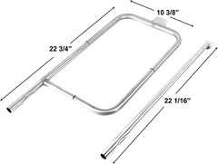 Stainless Steel Grill Burner Tube Set for Weber Q Q300 Q320 Q3000 Q3200 404341