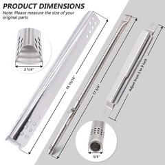 Grill Parts for Charbroil Performance 4 5 Burner Heat Plates Burners Ignitors