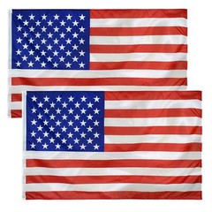 USA Flag Double Stitched – Our Flag (4 X 6 FT) Made of durable100D Polyester,2pk