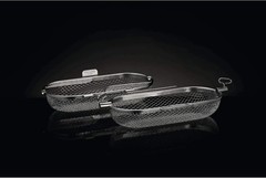 Napoleon Rotisserie Grill Basket Stainless Steel Fits Standard Spit Rods Wings