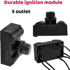 Grill Igniter Kit,Electronic Ignition Module and Switch Button with Wires for Ch