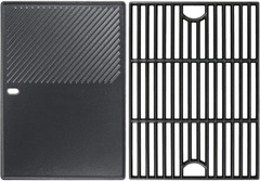 Hisencn Cooking Grate and Griddle Replacement Parts for Nexgrill 720-0830H, 720-