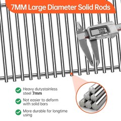 1 PCS Grill Stainless Steel Wire Cooking Grid For MHP GJK JNR 18×133/4