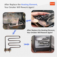 Electric Smoker Heating Element Replacement Part 9907120027 for Masterbuilt 40″