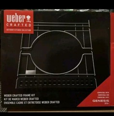 Weber Crafted Frame Kit 7677 Compatible for Genesis Gas Grills 2016+ New Open
