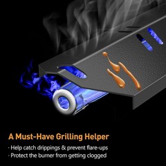 Grill Heat Plate Replacement Set of 5 for Dyna-Glo 5 Burner DGH474CRP DGH485CRP