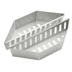 BBQ Tool Zinc Plated Charcoal Basket Set of 2 for All Your Grilling Needs