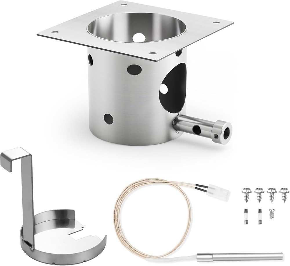 Fire Pot and Hot Rod Ignitor Kit Replacement Parts for Traeger and Pit Boss W…