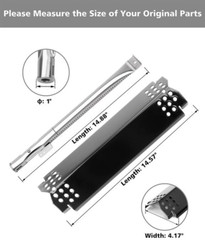 Grill Heat Shield Plates Burner Cover Burner Tubes Grill Ignitors for Nexgrill