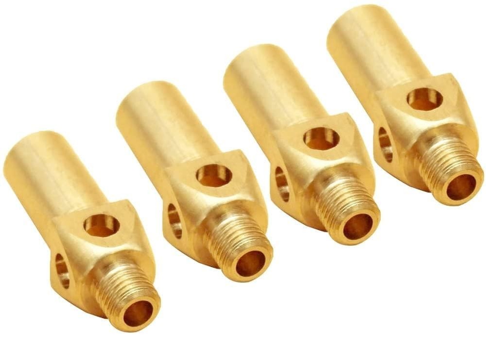 4pcs Propane Natural Gas Burner Jet Nozzle Burner Brass Nozzles Sparyer for 1…