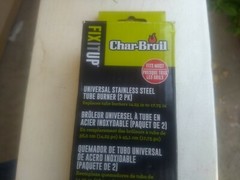 Char-Broil Stainless Steel 2-Pack Tube Burners Universal 14.25– 17.75 Inches