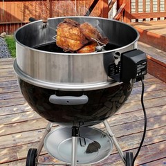 Universal Barbecue Grill 3 Inch Slide Rotisserie Motor Bracket, Black