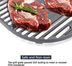 Matte Cast Iron Cooking Grate for Coleman Roadtrip Swaptop Grills LX LXE LXX,…