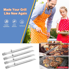 Grill Burner Tubes 5pc for Perfect Flame SLG2008A SLG2007A Master Forge GGP-2501