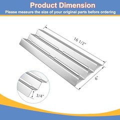 Grill Heat Plate for Napoleon LEX485/605/730 LE LD485 Series Gas Grill Models