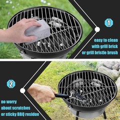 Replacement Cooking Grate for Small 13.7 Inch Charcoal Grill, Round Chromed I…