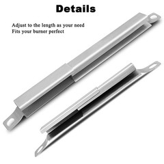Hisencn 4-Pack 304 SS Universal Gas Grill Carryover Tubes Crossover
