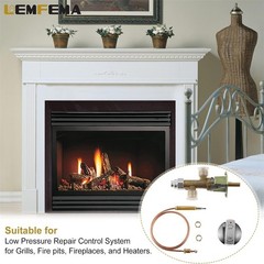 1Set 50000 BTU Low Pressure Fireplace Control Valve with Thermocouple Kit