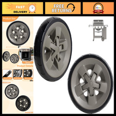 Grill Wheels 8″ for Genesis II & LX Series – Replacement Parts, 2-Pack Kits