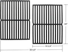 Cast Iron Cooking Grates 15″ 2pc for Weber Genesis Silver A Spirit 500 E210 S210