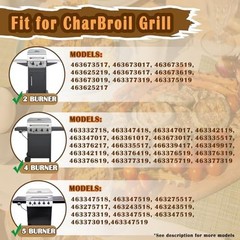 SafBbcue Grill Parts Kit Replacement for Charbroil Performance 300 2-Burner 4…