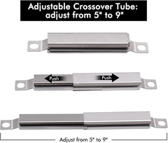 Grill Grates Parts for Charbroil Tru Infrared 2 Burner 463672416, 463633316, 463