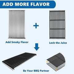 3 Pack Stainless Steel G533-2200-W1 True Infrared Grill Emitter Plates Charbroil