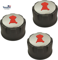 Weber # 69893 Set of 3 Control Knobs Spirit 300 Series (With up Front Controls)