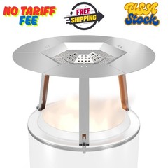 Upgraded Heat Deflector for Solo Stove Ranger 15’’, 304 Stainless Steel Heat …