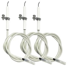 MCAMPAS 3 Pack Grill Igniter Wire Kit & Ceramic Electrode Replacement Parts -…