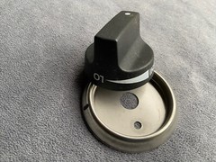 BBQ knob and collar for BBQ-PRO (Kmart-Sears) model 146.03505410
