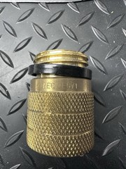 MEC ME571 High Capacity Safety Fill Propane Adapter Brass 1-3/4