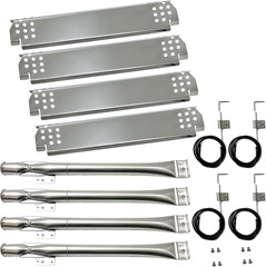 Parts DG262 Grill Burner 14 7/8″, Heat Plates 14.6″ X 4.2″, Igniter Kit Fits …