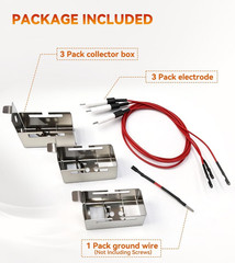 BBQ Grill Igniter Electrode Kit for DCS 36DBQ 27DBQ 36DBQR 36EBQAR 27DBQR