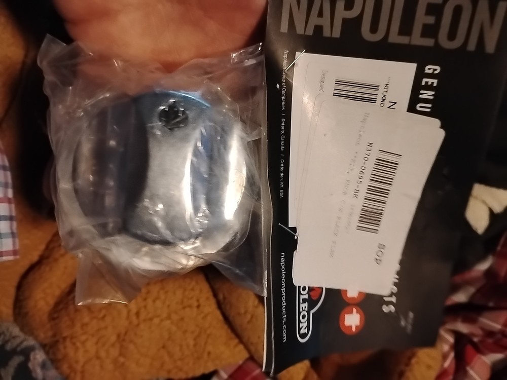 Napoleon N370-0695-BK Control Knob Kit New